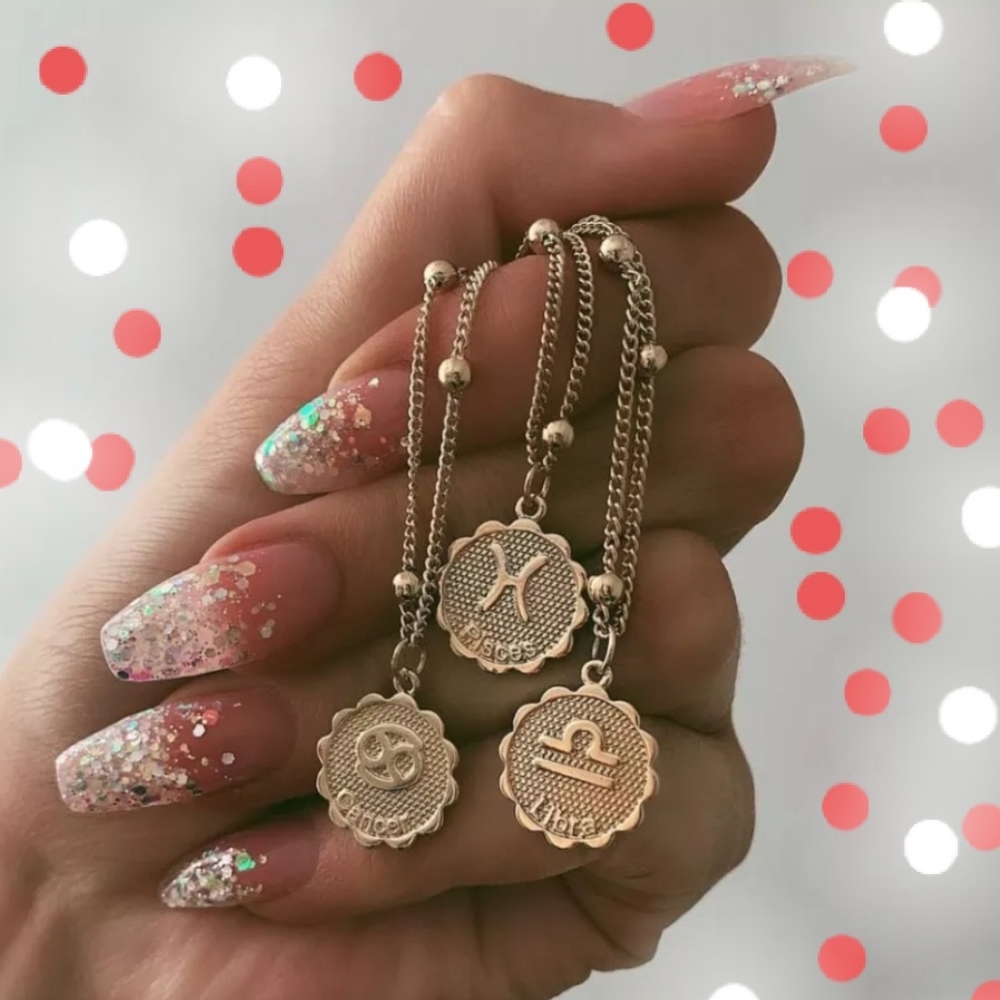 Pisces Necklace. Piscis Constellation Zodiac Zodiaco Tarrot Mystical Sexy Cute - Picture 5 of 12